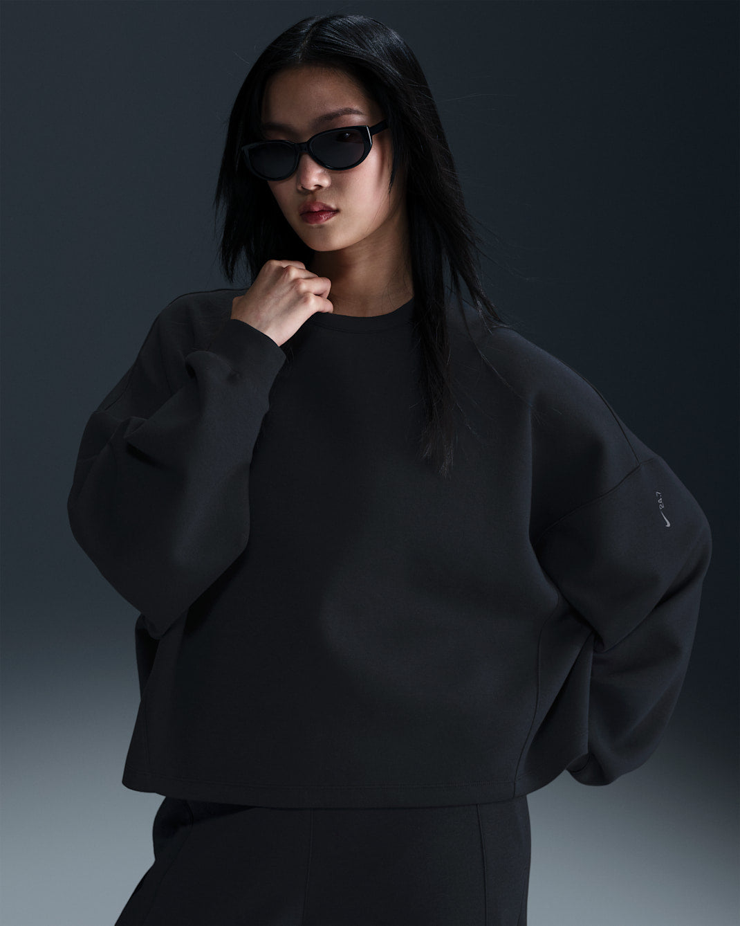 Image of Дамски Суитшърт NIKE W NK ETC DF CREW SOFT KNIT HQ8193-010- Ballistic sport, Балистик