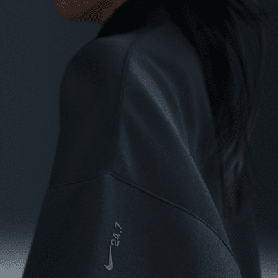 Image of Дамски Суитшърт NIKE W NK 24.7 DF HZ TOP SOFT KNIT -HQ8188-010-Ballistic-sport, Балистик