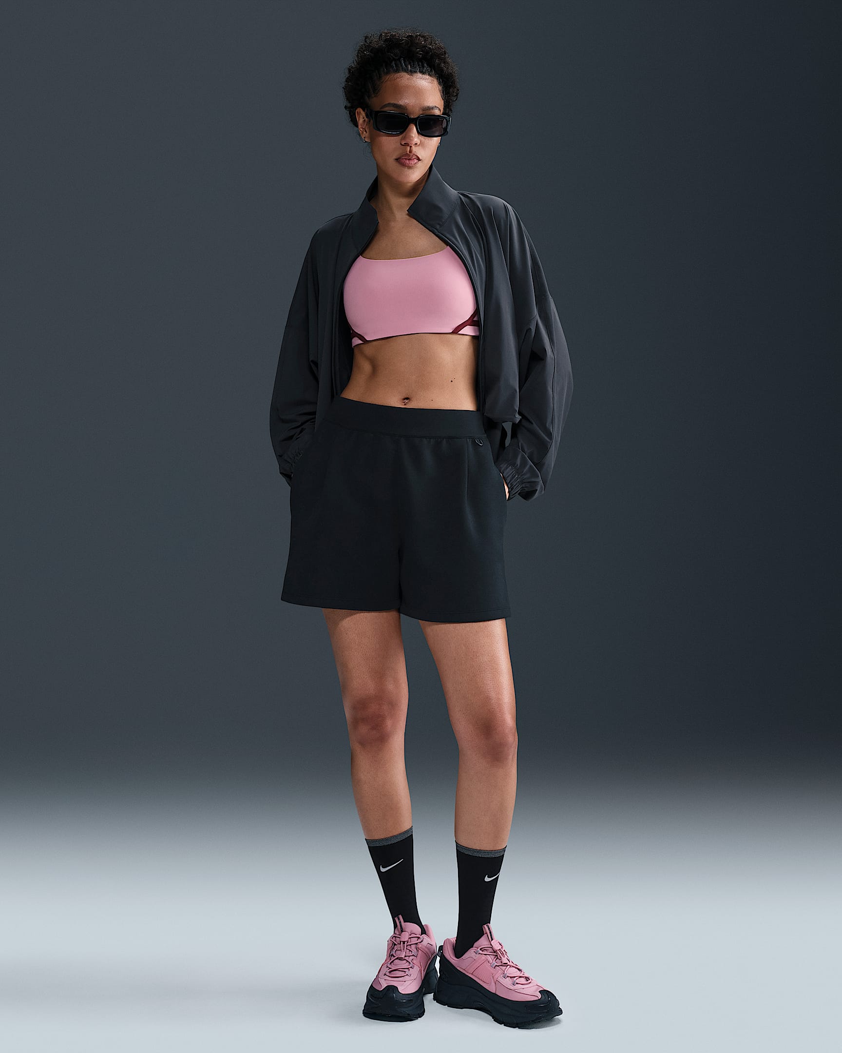 Дамски Къс панталон NIKE W NK 24.7 DF SHORT SOFT KNIT