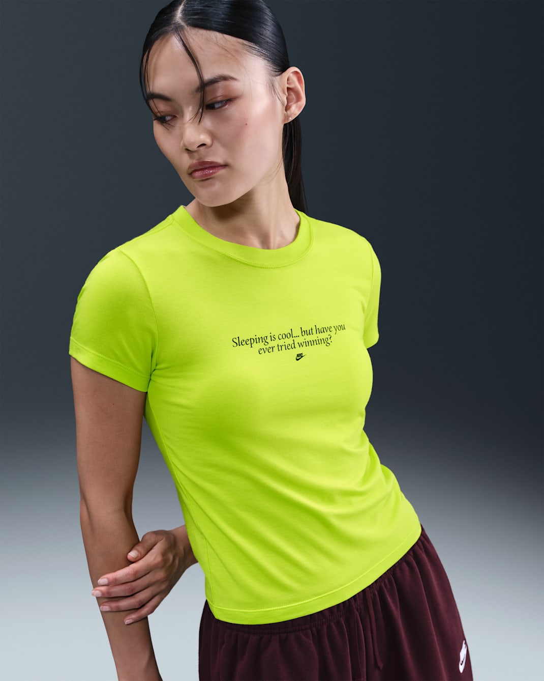 Дамска Тениска NIKE W NSW NK CHLL KNIT TEE VRB - Ballistic-sport