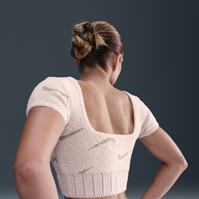 Image of Дамска Тениска NIKE W NSW PHNX BCL SS CROP TOP -HV2770-667- Ballistic sport, Балистик