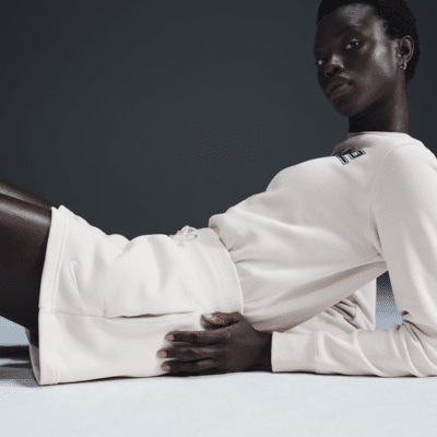 Image of Дамски Къс панталон NIKE W NSW PHNX FLC HR SHORT-FD1409-104- Ballistic sport, Балистик