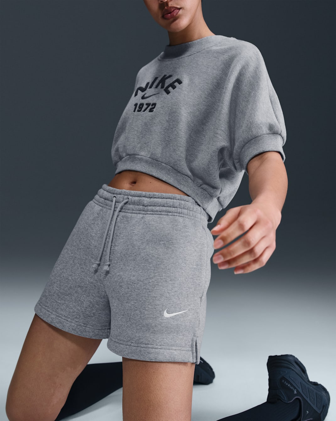 Image of Дамски Къс панталон NIKE W NSW PHNX FLC MR STD 4IN SHRT IH2108-063- Ballistic sport, Балистик