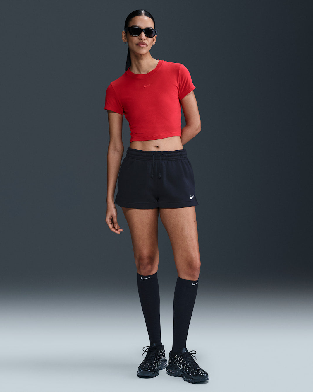 Image of Дамски Къс панталон NIKE W NSW PHNX FLC MR STD 2IN SHRT IF2132-010- Ballistic sport, Балистик
