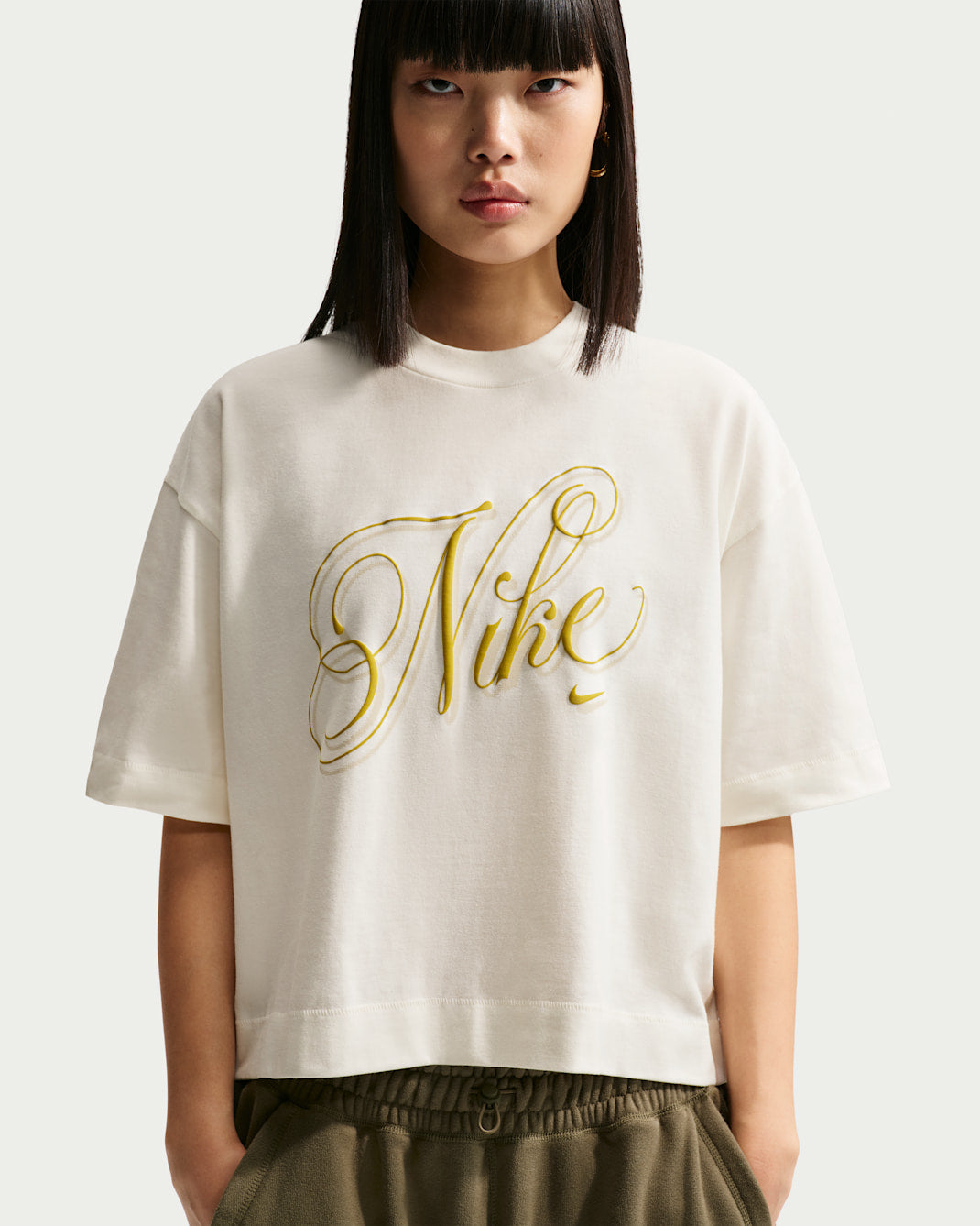 Дамска тениска NIKE W TEE BOXY SCRIPT | Ballistic Sport