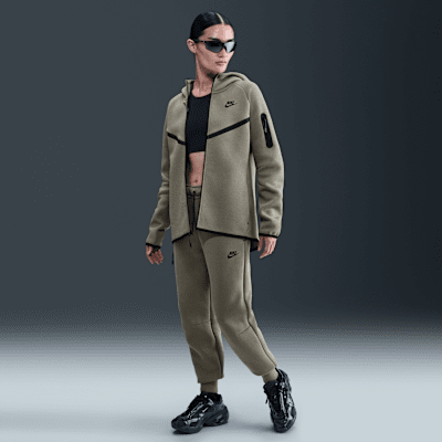 Дамски Суитшърт NIKE W NSW TCH FLC WR FZ HDY 2 -HV6747-320- Ballistic sport, Балистик