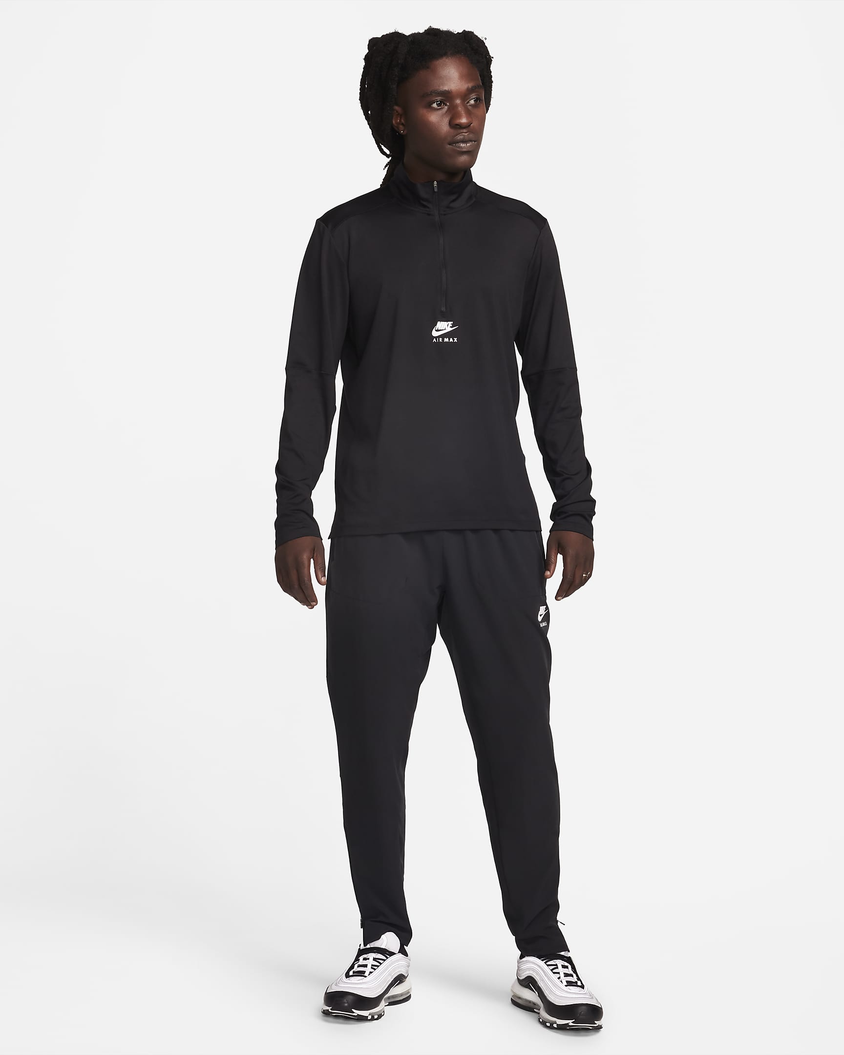 Мъжки Суитшърт NIKE M NSW AIR MAX TC PK DF 1/4 ZIP - Ballistic-sport