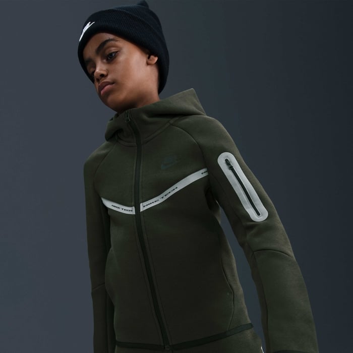 Детски Суитшърт NIKE B NSW TCH FLC FZ REFLECT