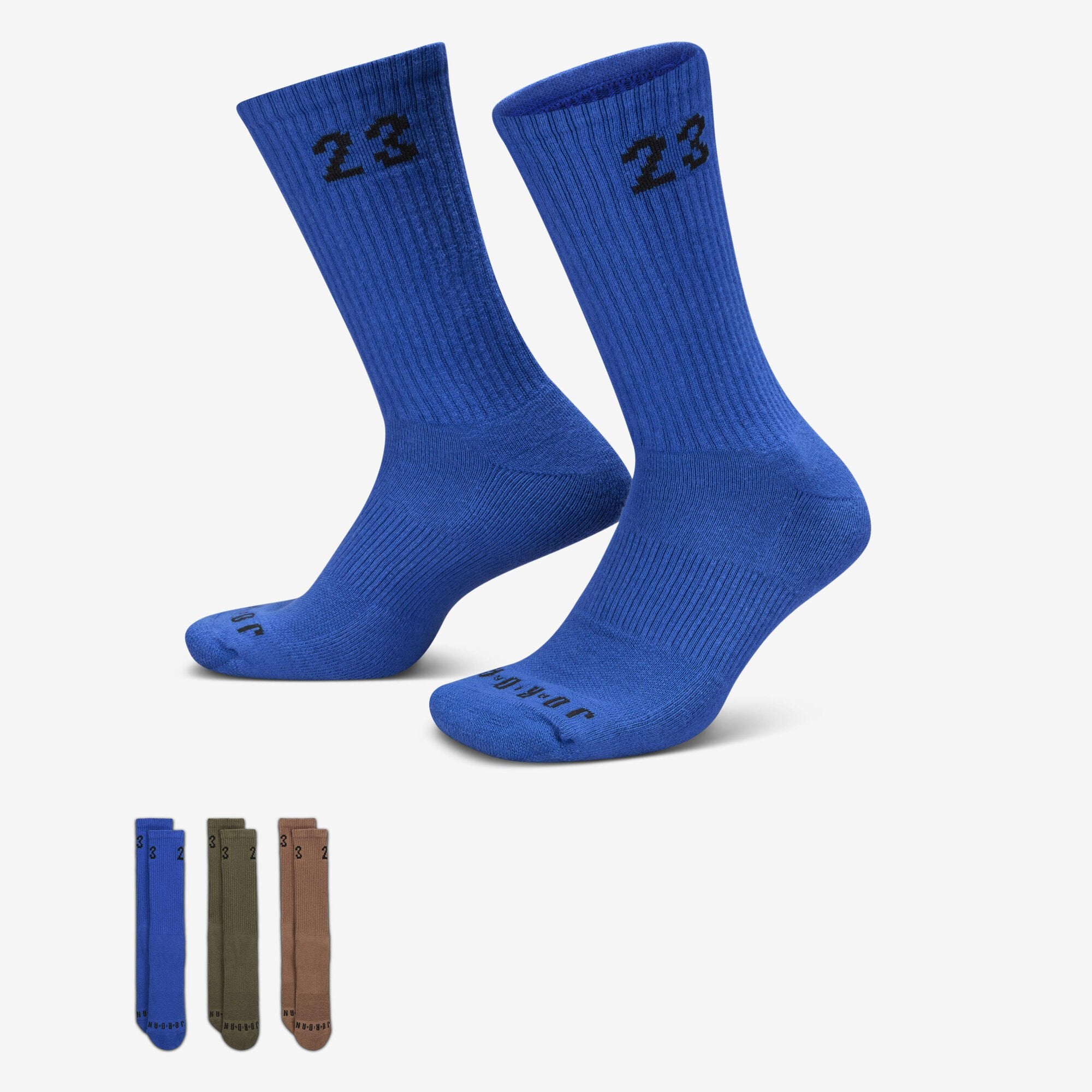 Unisex Socks NIKE U JORDAN ESSENTIAL CREW 3PR