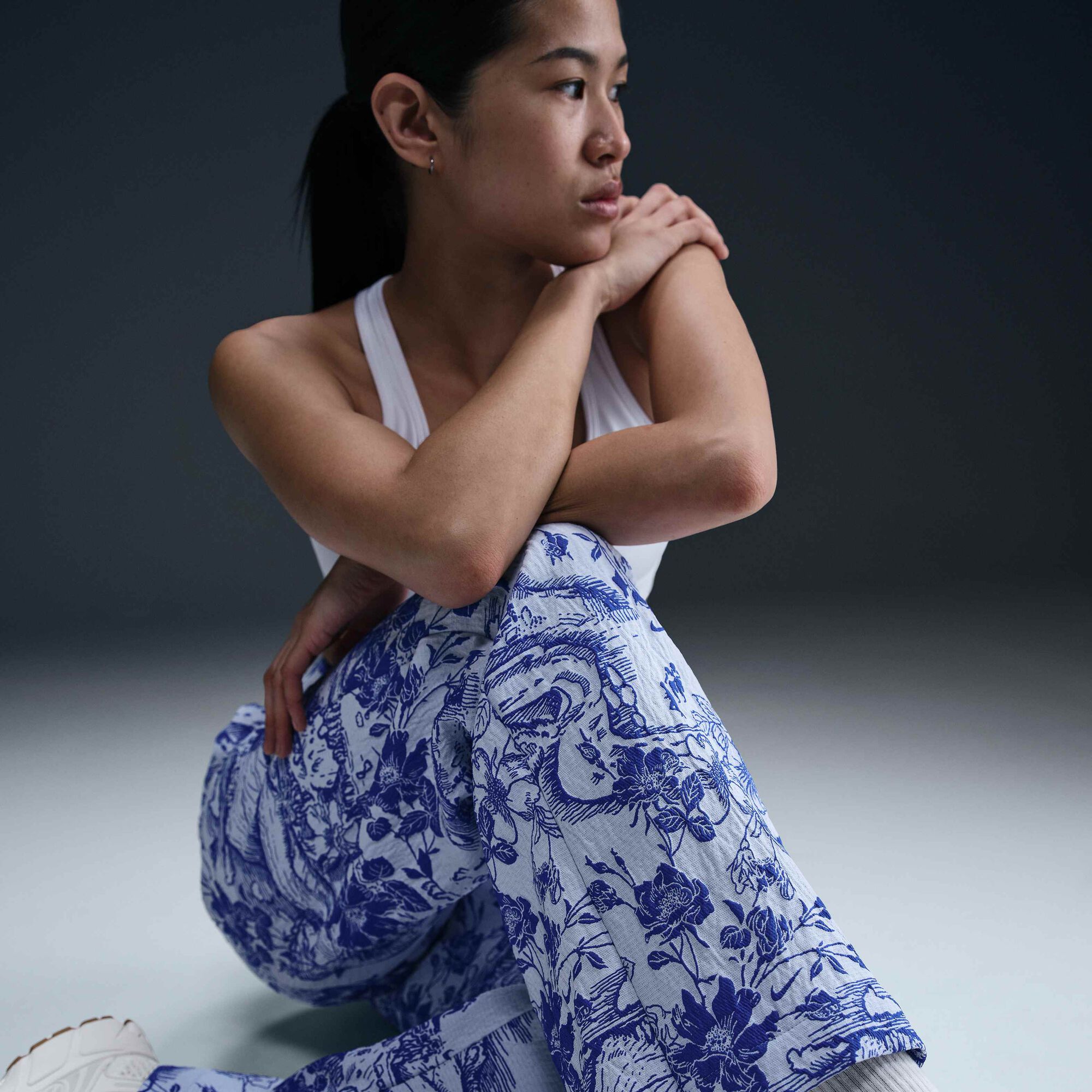 Image of Дамски Панталон NIKE W NSW CLLCTN JQRD TRK PNT