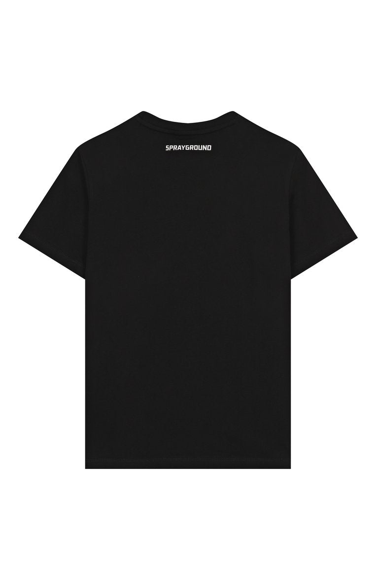 Image of Унисекс Тениска SPRAYGROUND SHARKS IN PARIS CHARACTERS SNEAKIN BLK