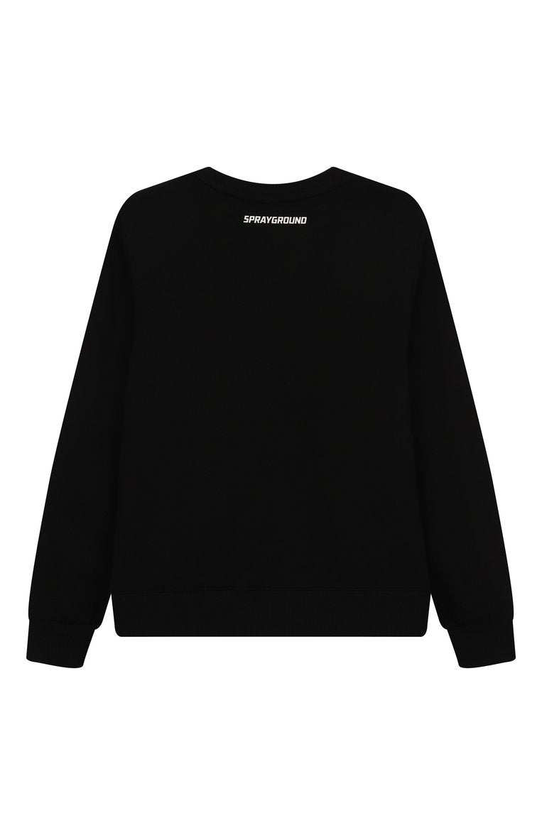 Image of Унисекс Суитшърт SPRAYGROUND SHARKS IN PARIS CHARACTERS SNEAKIN CREW B