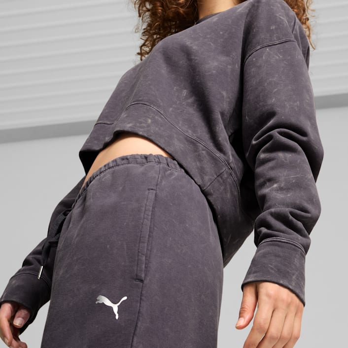 Дамски Суитшърт PUMA DARE TO GYMWAY Relaxed Washed Crew TR