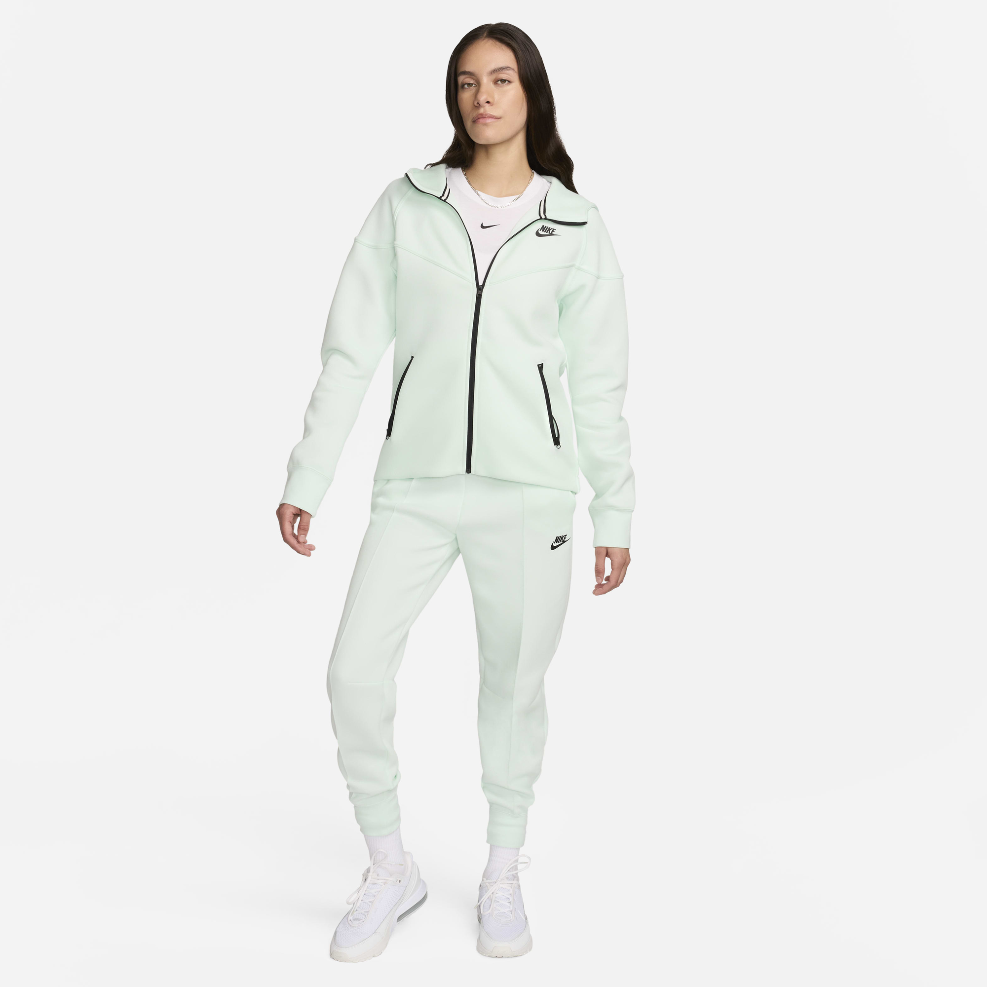Image of Дамски Суитшърт NIKE W NSW TCH FLC WR FZ HDY - Ballistic-sport