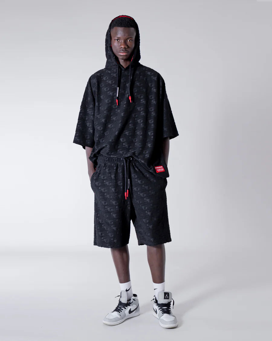 Image of Мъжки Къс панталон SPRAYGROUND SG JACQUARD SHORTS BLK SP329BLK- Ballistic sport, Балистик