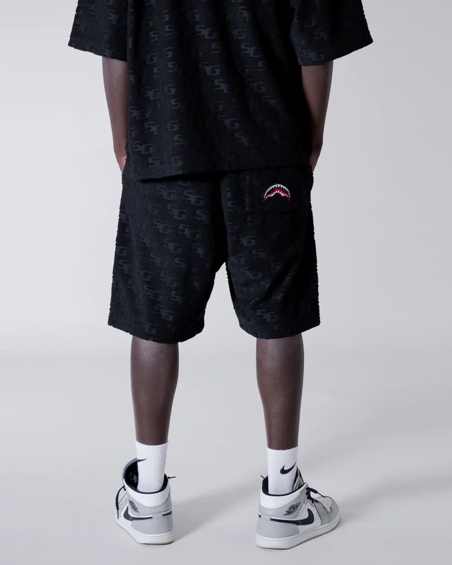 Image of Мъжки Къс панталон SPRAYGROUND SG JACQUARD SHORTS BLK SP329BLK- Ballistic sport, Балистик