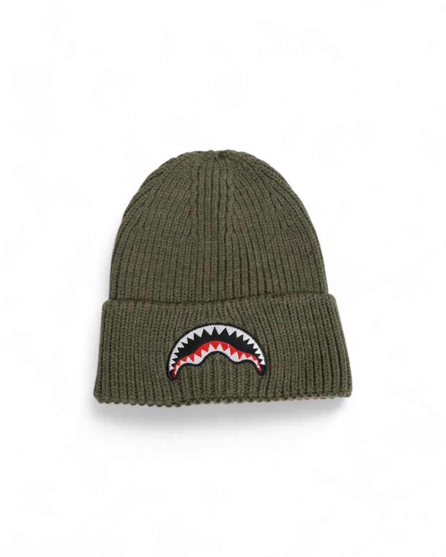 Children's Hat SPRAYGROUND SPRAY BEANIE BASIC GREEN