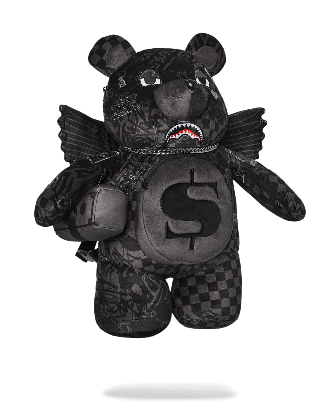 Image of Унисекс Раница SPRAYGROUND 3AM CHECK TEDDY BEAR