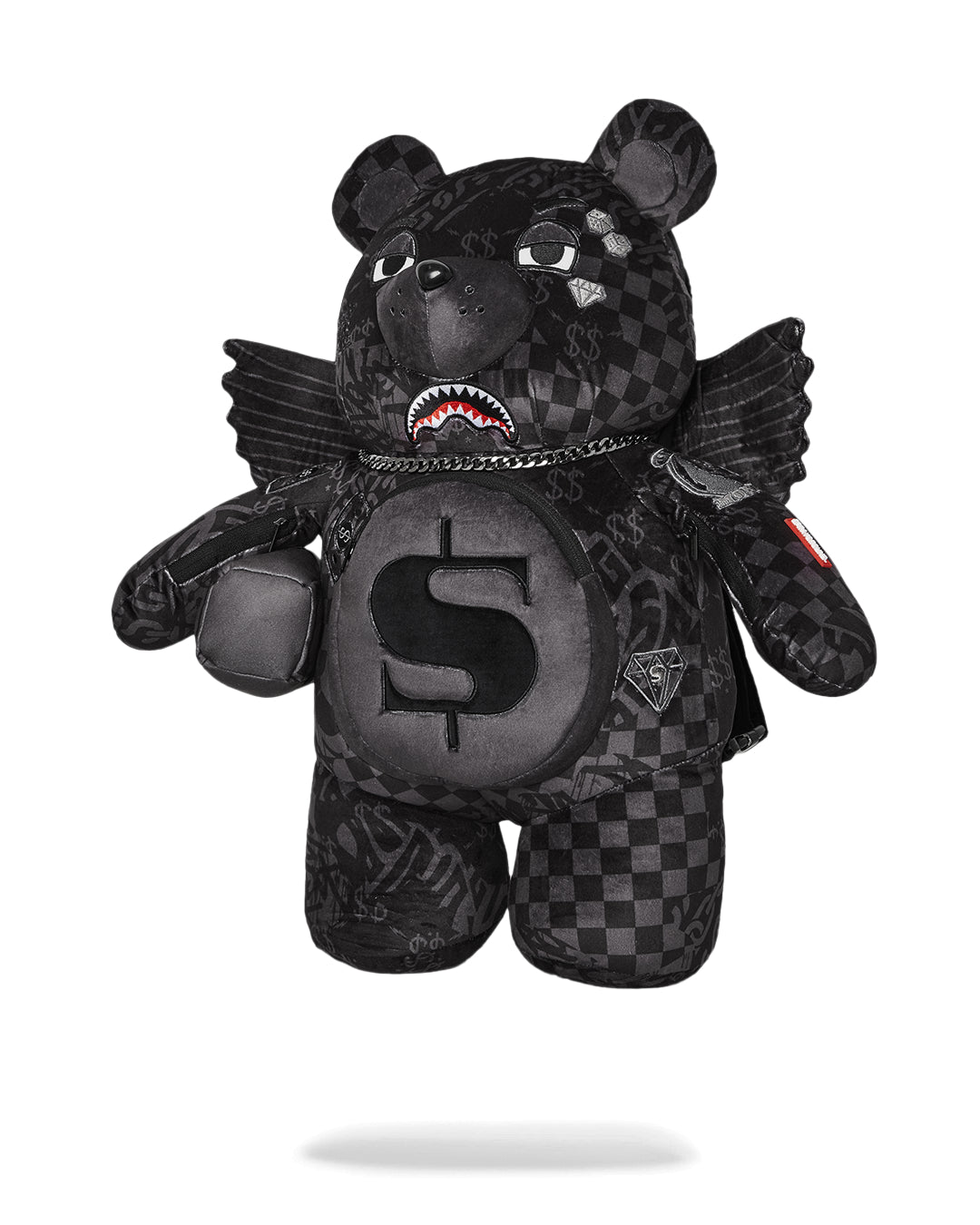 Image of Унисекс Раница SPRAYGROUND 3AM CHECK TEDDY BEAR