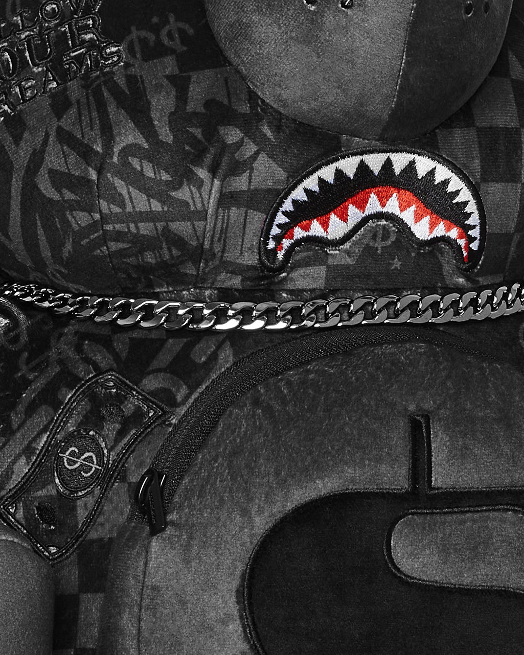 Image of Унисекс Раница SPRAYGROUND 3AM CHECK TEDDY BEAR