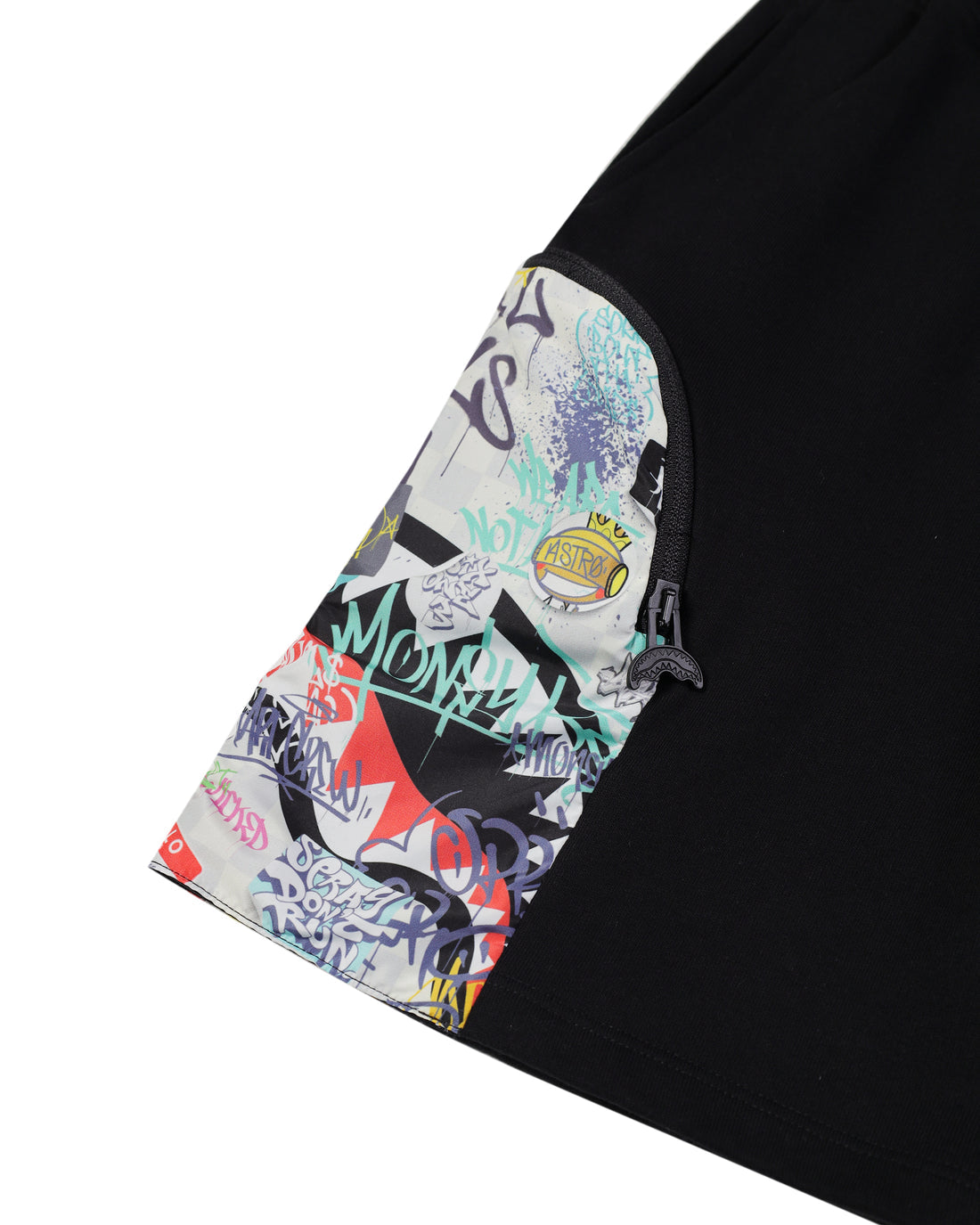Image of Kids Shorts SPRAYGROUND SHARKS IN THE RIZZ SHORTS BLK