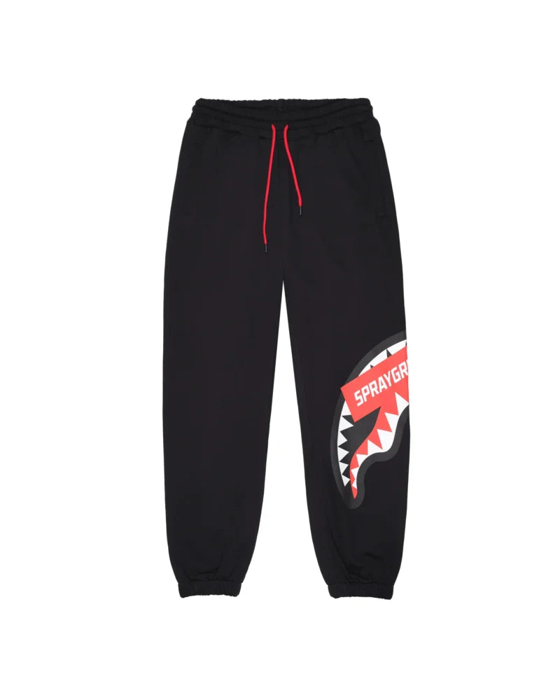 Унисекс Панталон SPRAYGROUND SMASH LOGO PANTS BLK