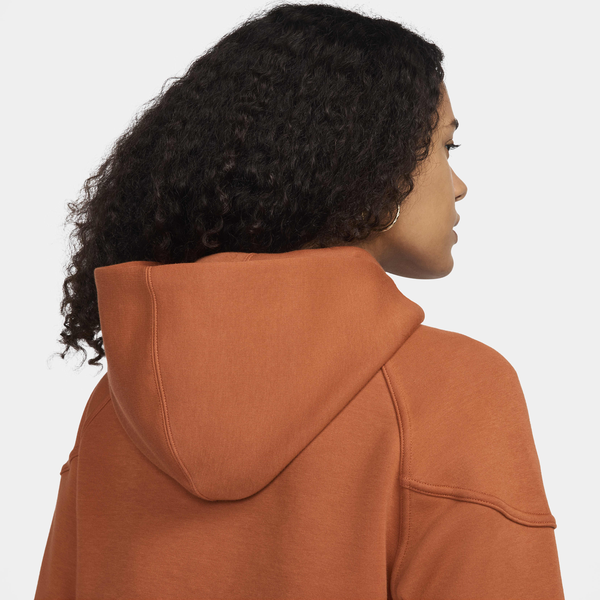 Image of Дамски Суитшърт NIKE W NSW TCH FLC WR FZ HDY - Ballistic-sport