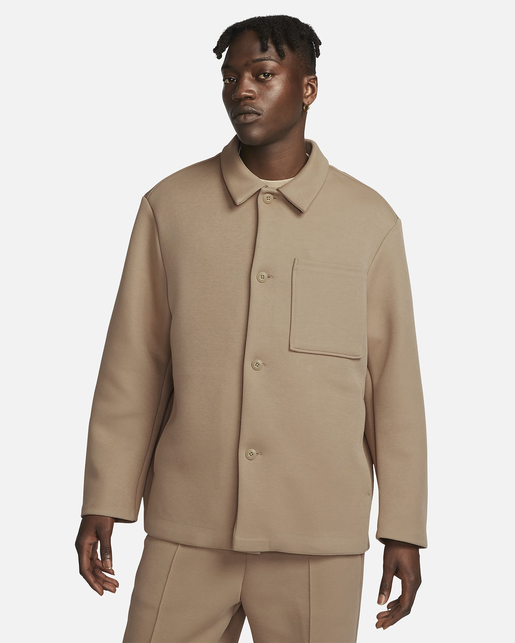 Мъжко Яке NIKE M NK TCH FLC REIMAGINE SHACKET - Ballistic-sport