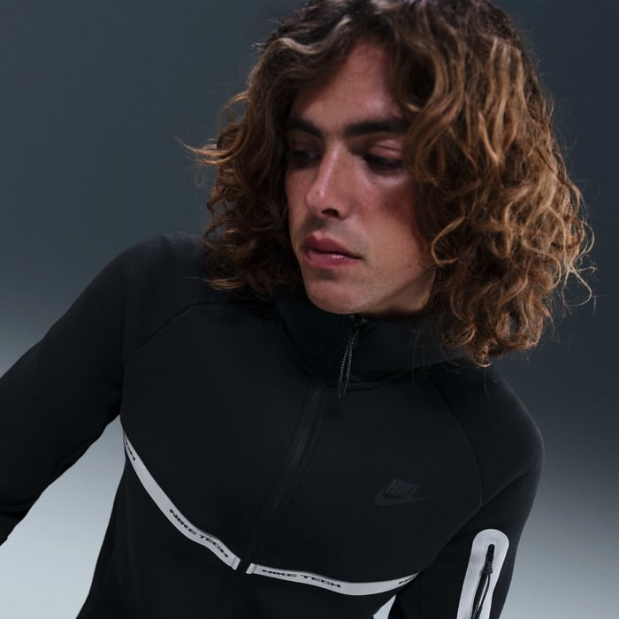 Image of Мъжки Суитшърт NIKE M NK TECH FLC WR FZ JKT REFLEC IM6537-010- Ballistic-sport