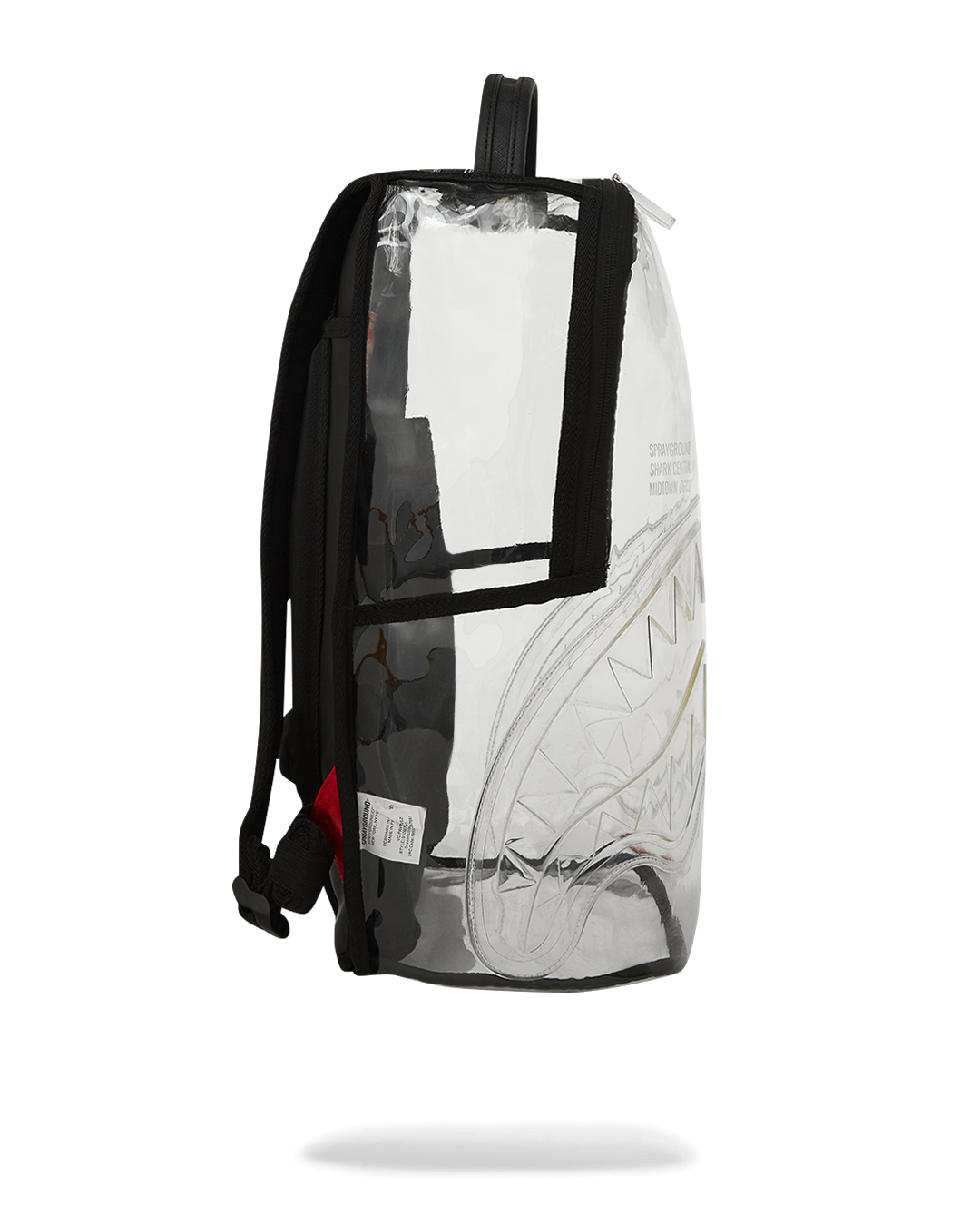 Image of Унисекс Раница SPRAYGROUND SHARK CENTRAL CLEAR DLXSV BACKPACK BLACKPANEL -910B7710NSZ- Ballistic sport, Балистик