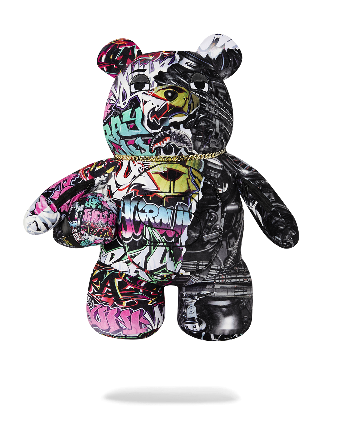 Унисекс Раница SPRAYGROUND SPLIT CYBERSHARK MONEYBEAR TEDDY BEAR