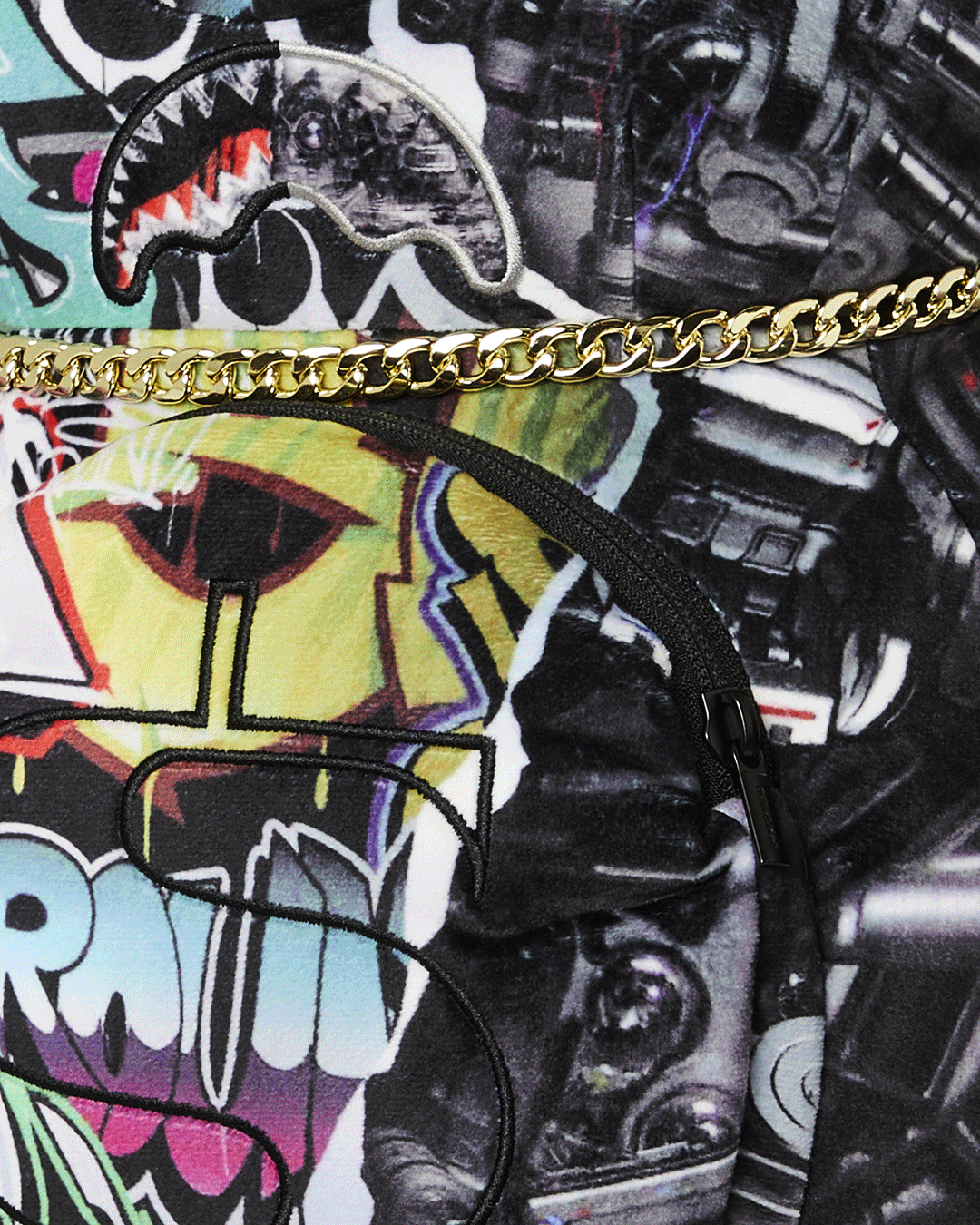 Image of Унисекс Раница SPRAYGROUND SPLIT CYBERSHARK MONEYBEAR TEDDY BEAR