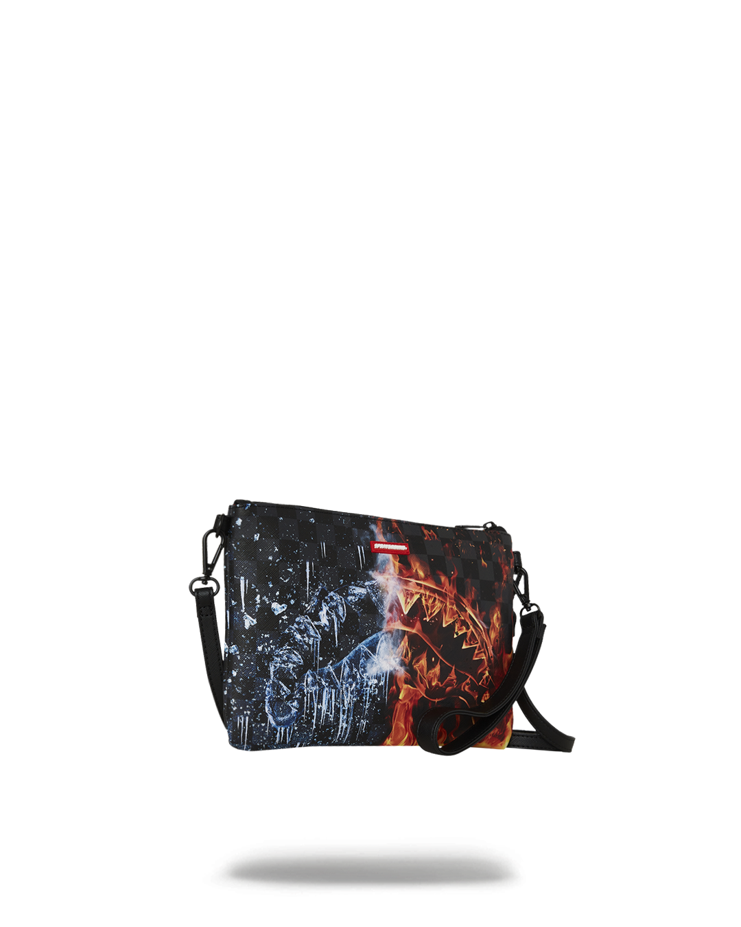 Image of Унисекс Пушет SPRAYGROUND FIRE & ICE SHARK CROSSOVER CLUTCH -910B7939NSZ- Ballistic sport, Балистик