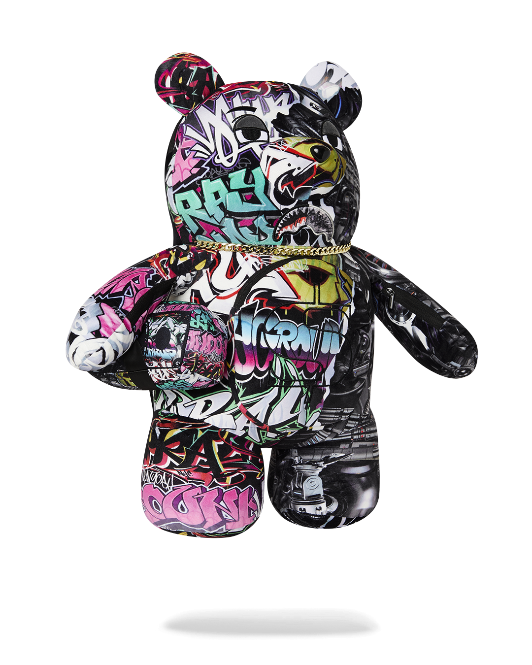 Image of Унисекс Раница SPRAYGROUND SPLIT CYBERSHARK MONEYBEAR TEDDY BEAR