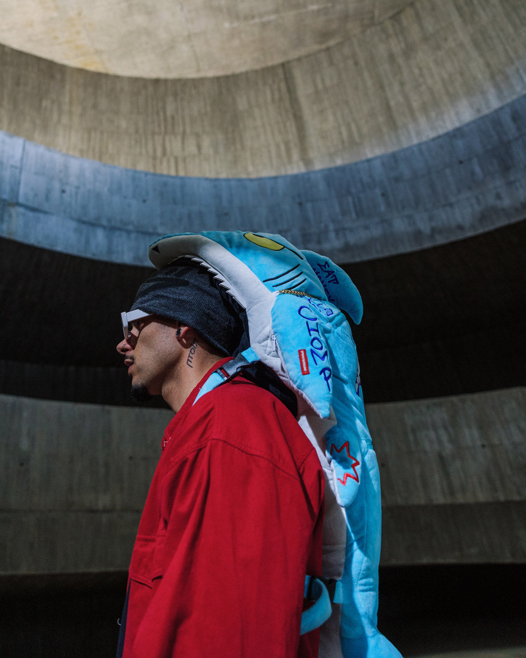 Image of Унисекс Раница SPRAYGROUND SHARK PLUSH BACKPACK -910B7683NSZ- Ballistic sport, Балистик