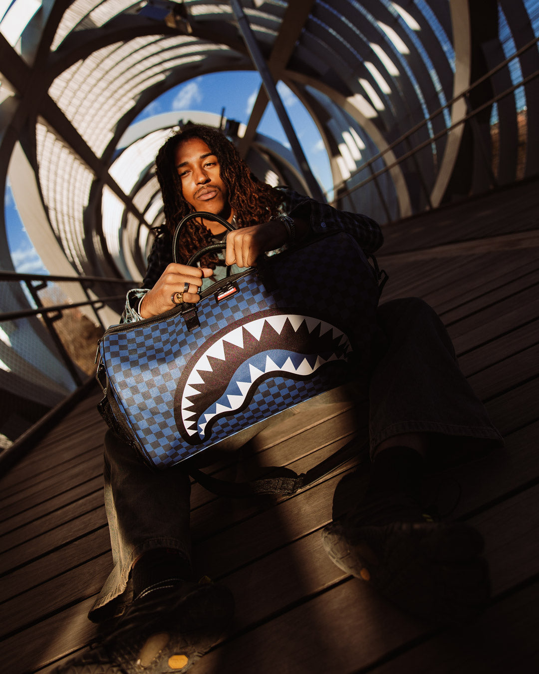 Image of Унисекс Чанта SPRAYGROUND MIDNIGHT SIP DUFFEL