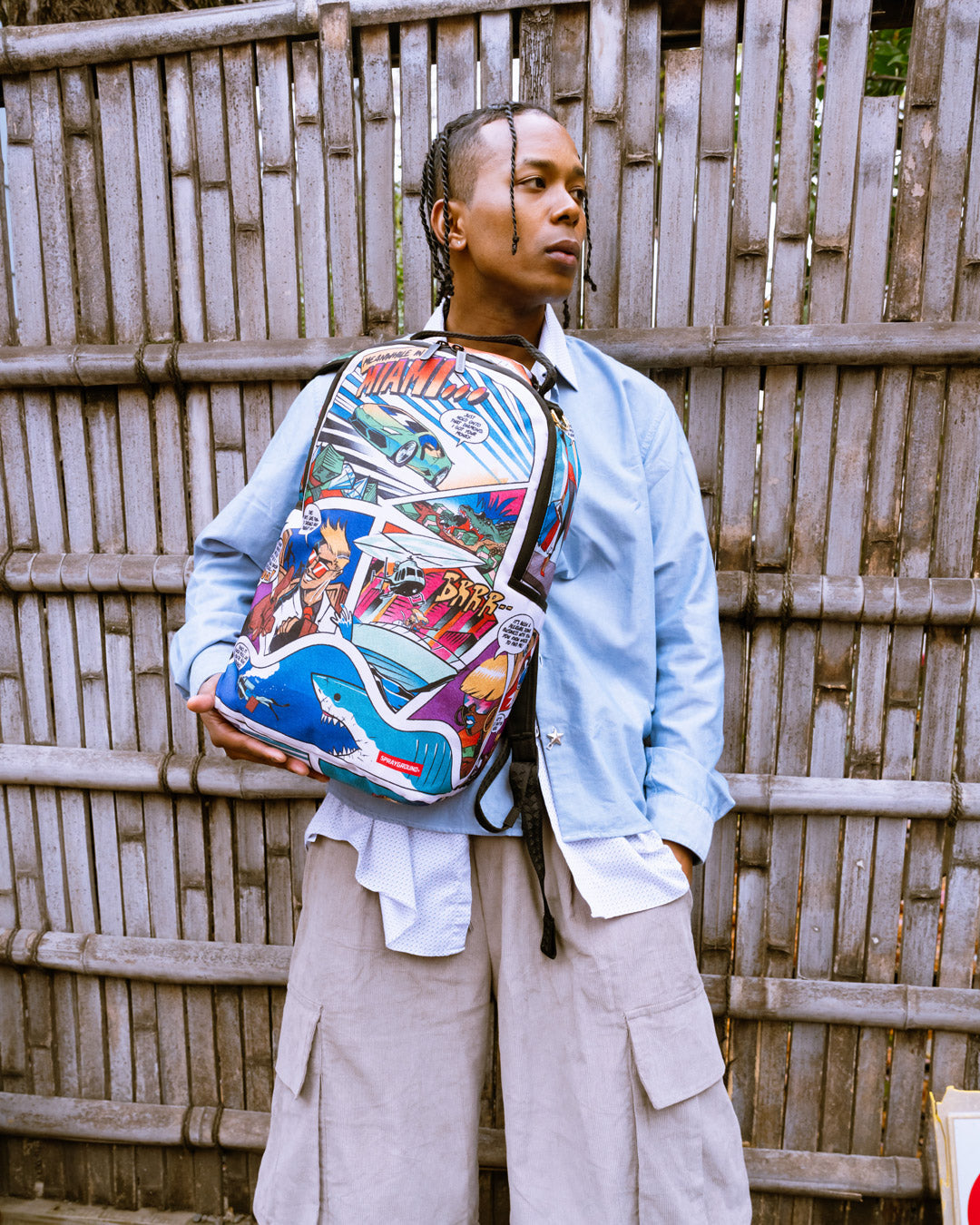 Image of Унисекс Раница SPRAYGROUND 305 RETRO COMIC DLXR BACKPACK