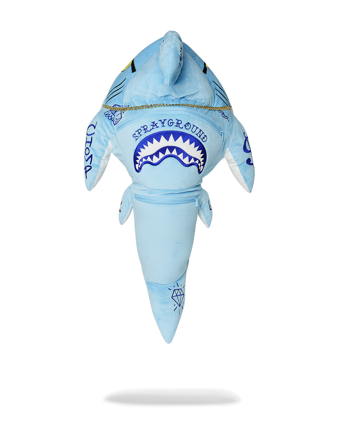 Image of Унисекс Раница SPRAYGROUND SHARK PLUSH BACKPACK -910B7683NSZ- Ballistic sport, Балистик