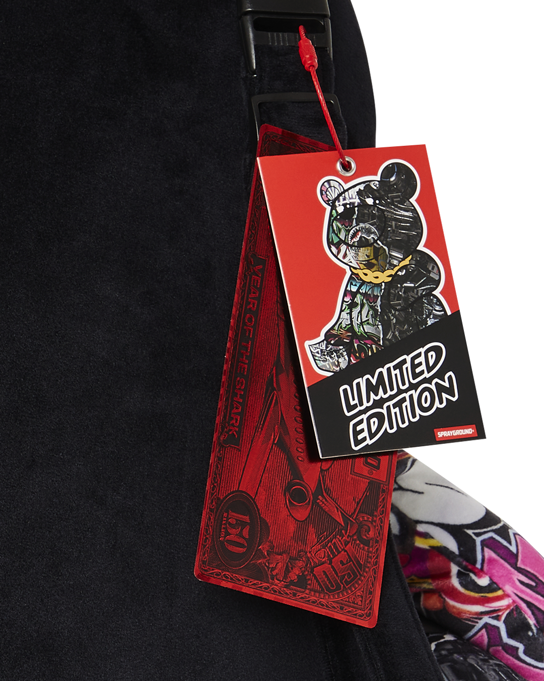 Унисекс Раница SPRAYGROUND SPLIT CYBERSHARK MONEYBEAR TEDDY BEAR