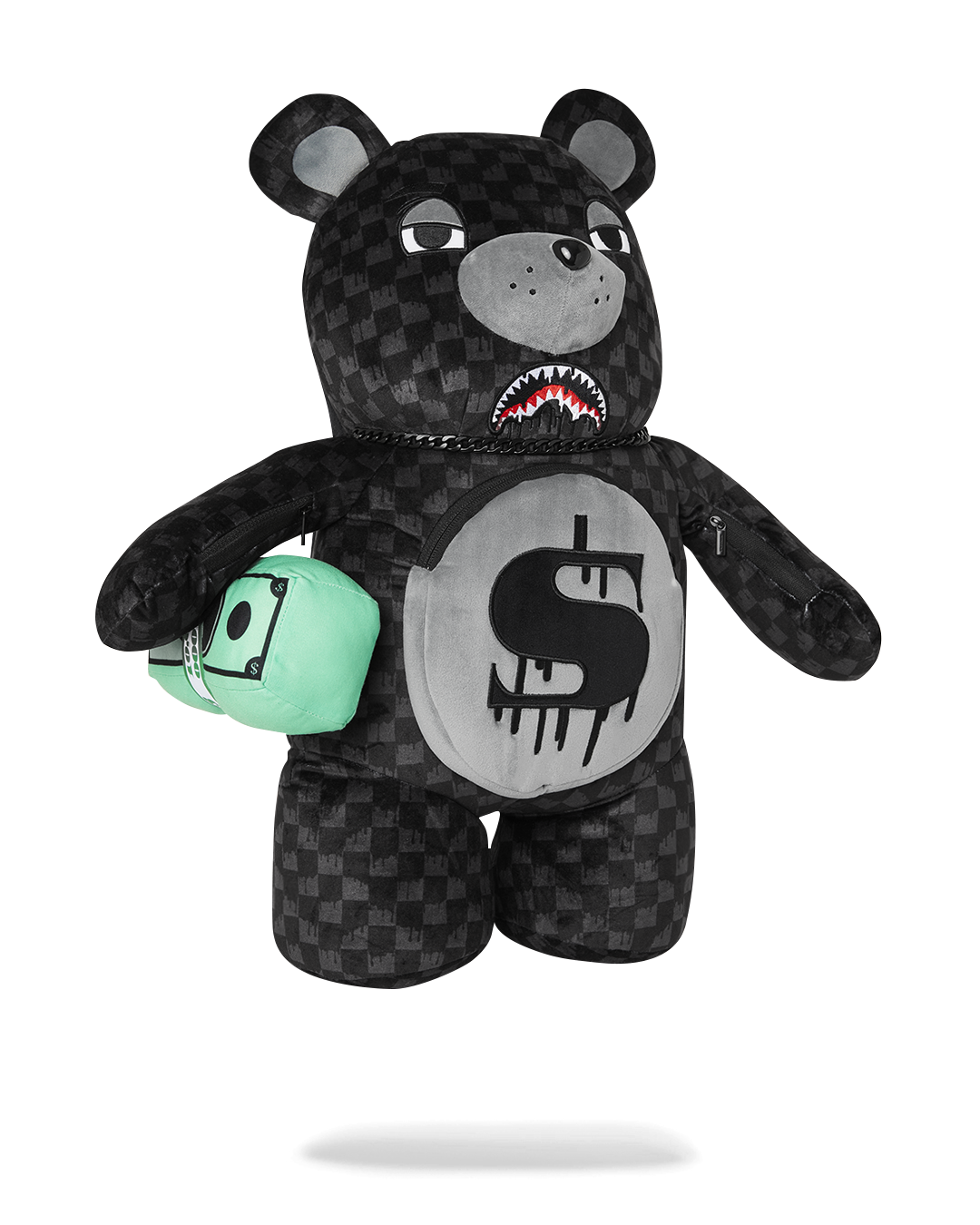 Image of Унисекс Раница SPRAYGROUND DRIPPING SHARKS IN PARIS MONEYBEAR TEDDY BEAR