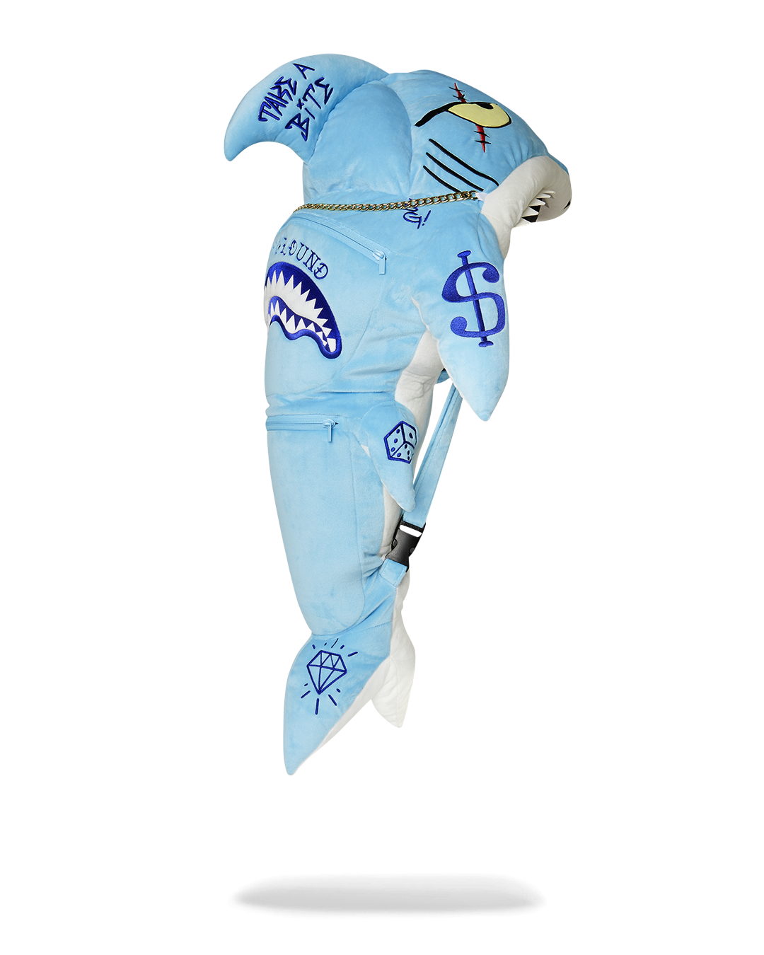 Image of Унисекс Раница SPRAYGROUND SHARK PLUSH BACKPACK -910B7683NSZ- Ballistic sport, Балистик