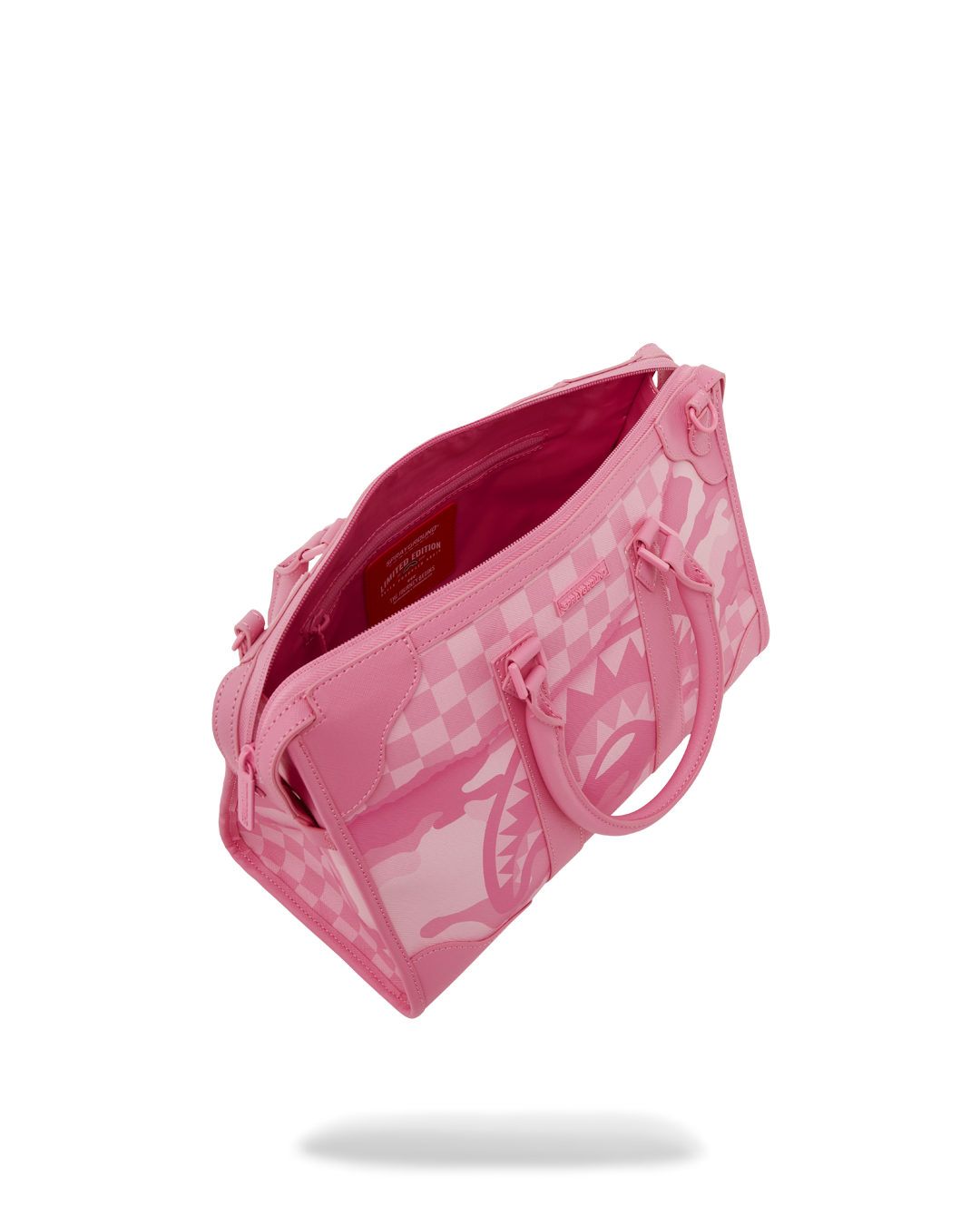 Image of Унисекс Чанта SPRAYGROUND PINK 3AM RIPTIDE MINI PYRAMID DUFFLE -910D7931NSZ- Ballistic sport, Балистик