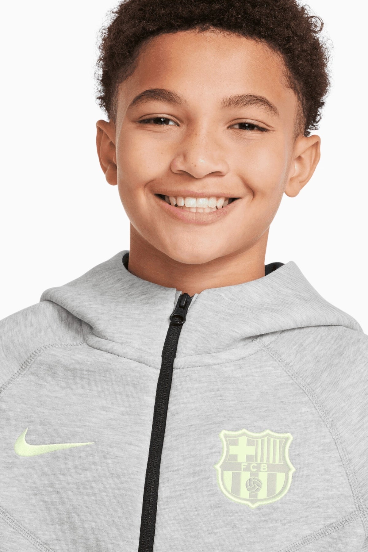 Image of Юношески Суитшърт NIKE FCB B NSW TECH FLC FZ - Ballistic-sport