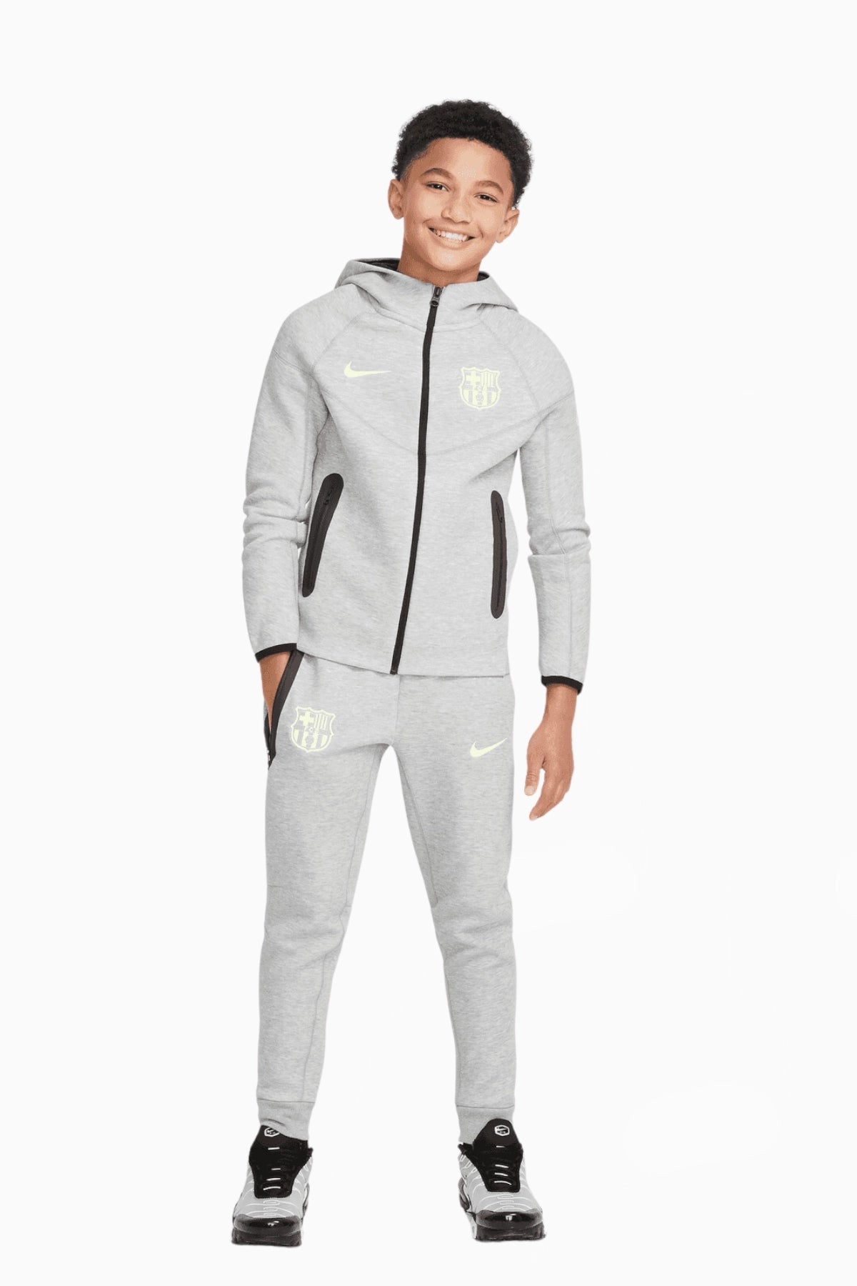 Image of Юношески Суитшърт NIKE FCB B NSW TECH FLC FZ - Ballistic-sport