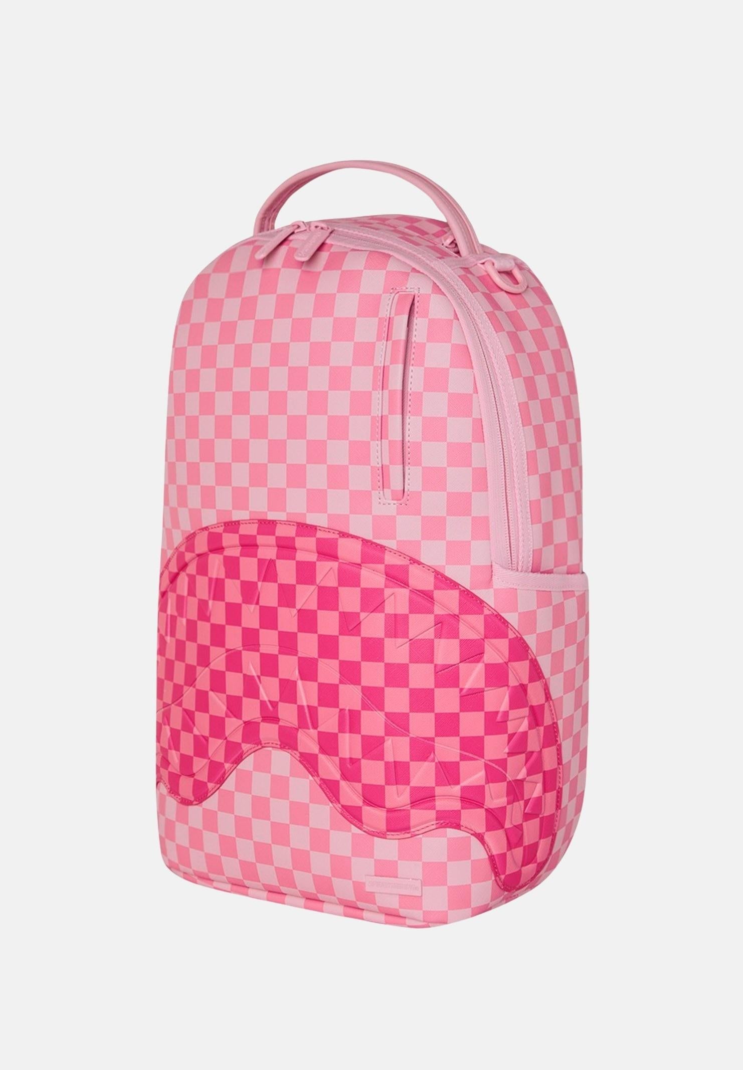 Image of Унисекс Раница SPRAYGROUND PINK SHARKS IN PARIS PATCH BACKPACK 910B8717NSZ- Ballistic sport, Балистик