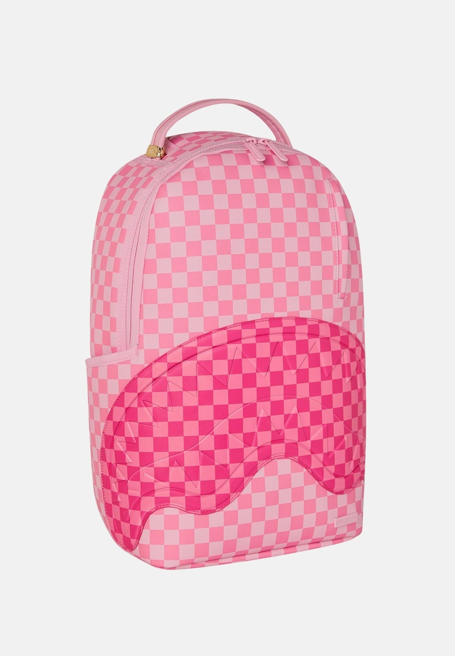 Image of Унисекс Раница SPRAYGROUND PINK SHARKS IN PARIS PATCH BACKPACK 910B8717NSZ- Ballistic sport, Балистик