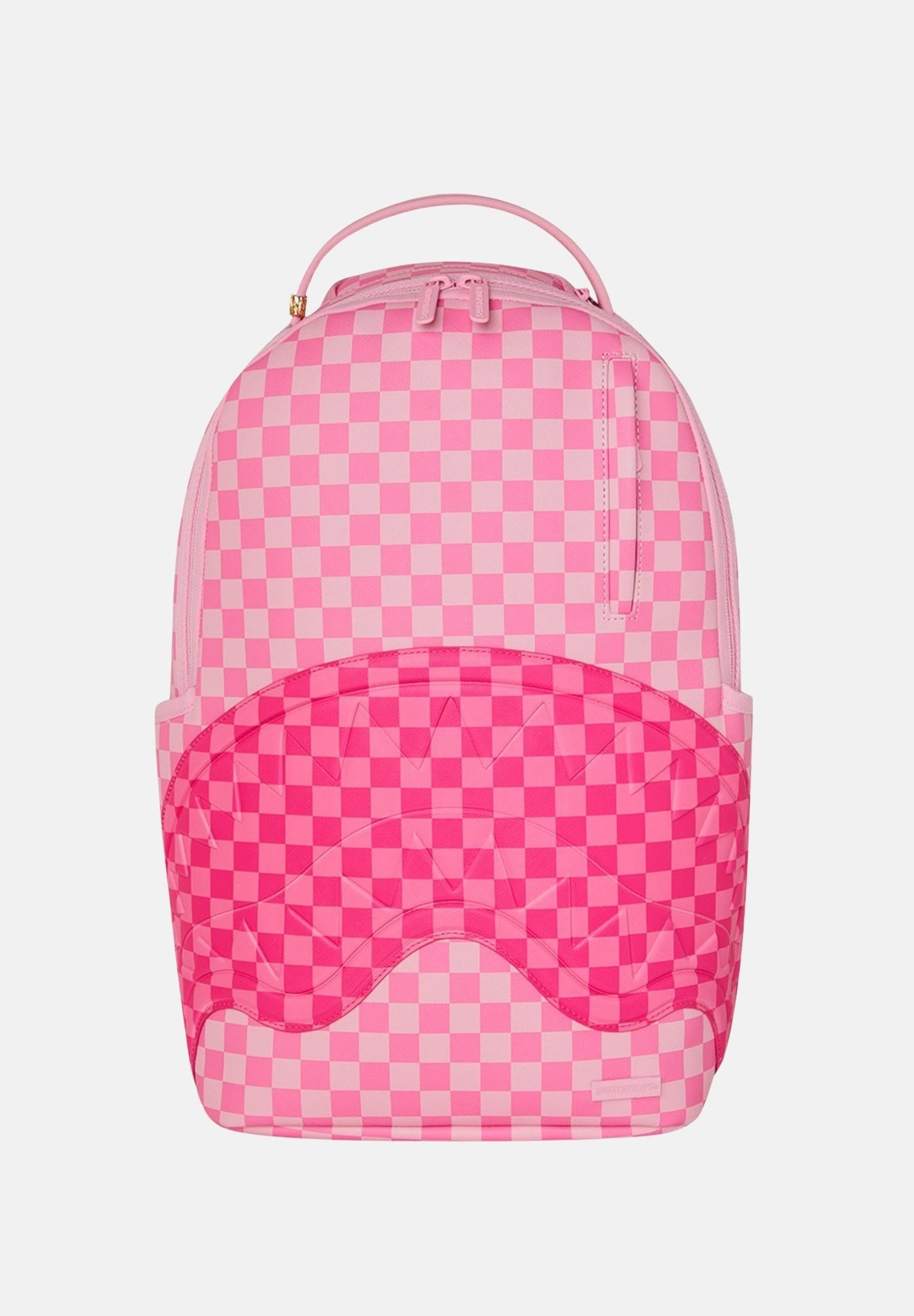 Image of Унисекс Раница SPRAYGROUND PINK SHARKS IN PARIS PATCH BACKPACK 910B8717NSZ- Ballistic sport, Балистик