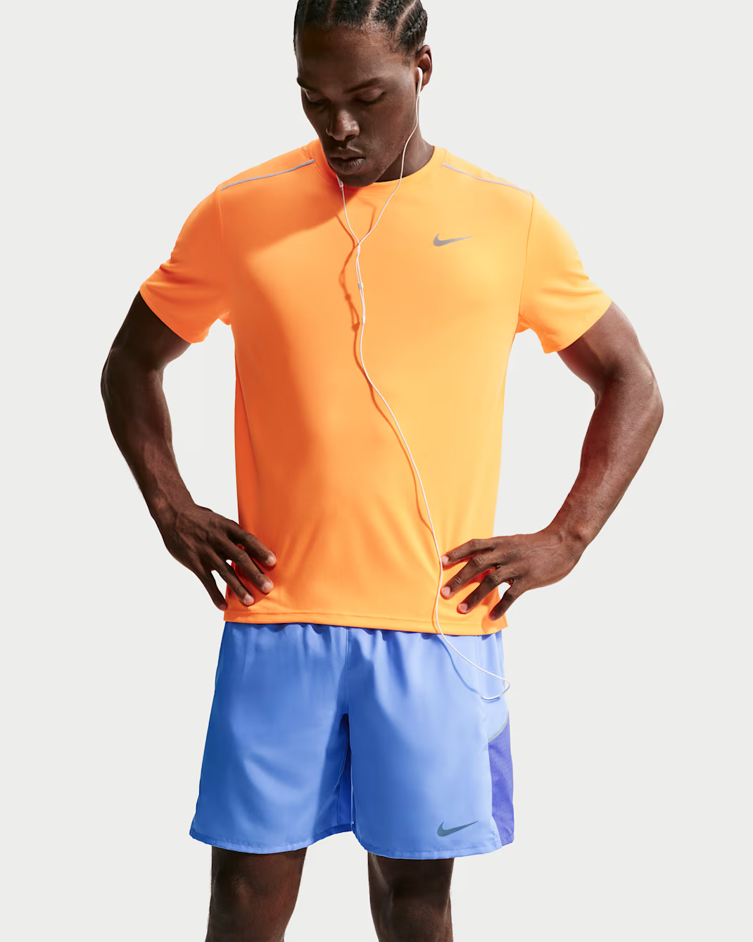 Image of Мъжки Къс панталон NIKE M NK DF MILER 7IN 2IN1 SHORT
