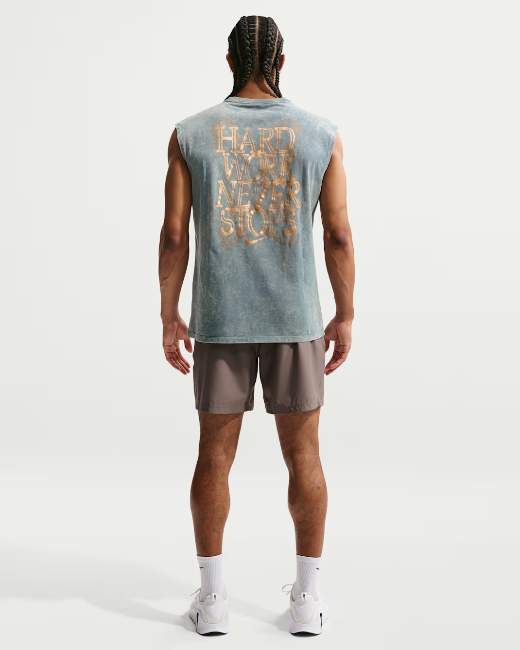 Image of Мъжка Тениска NIKE M NK TEE LSE SL TRAIN HRD WRK