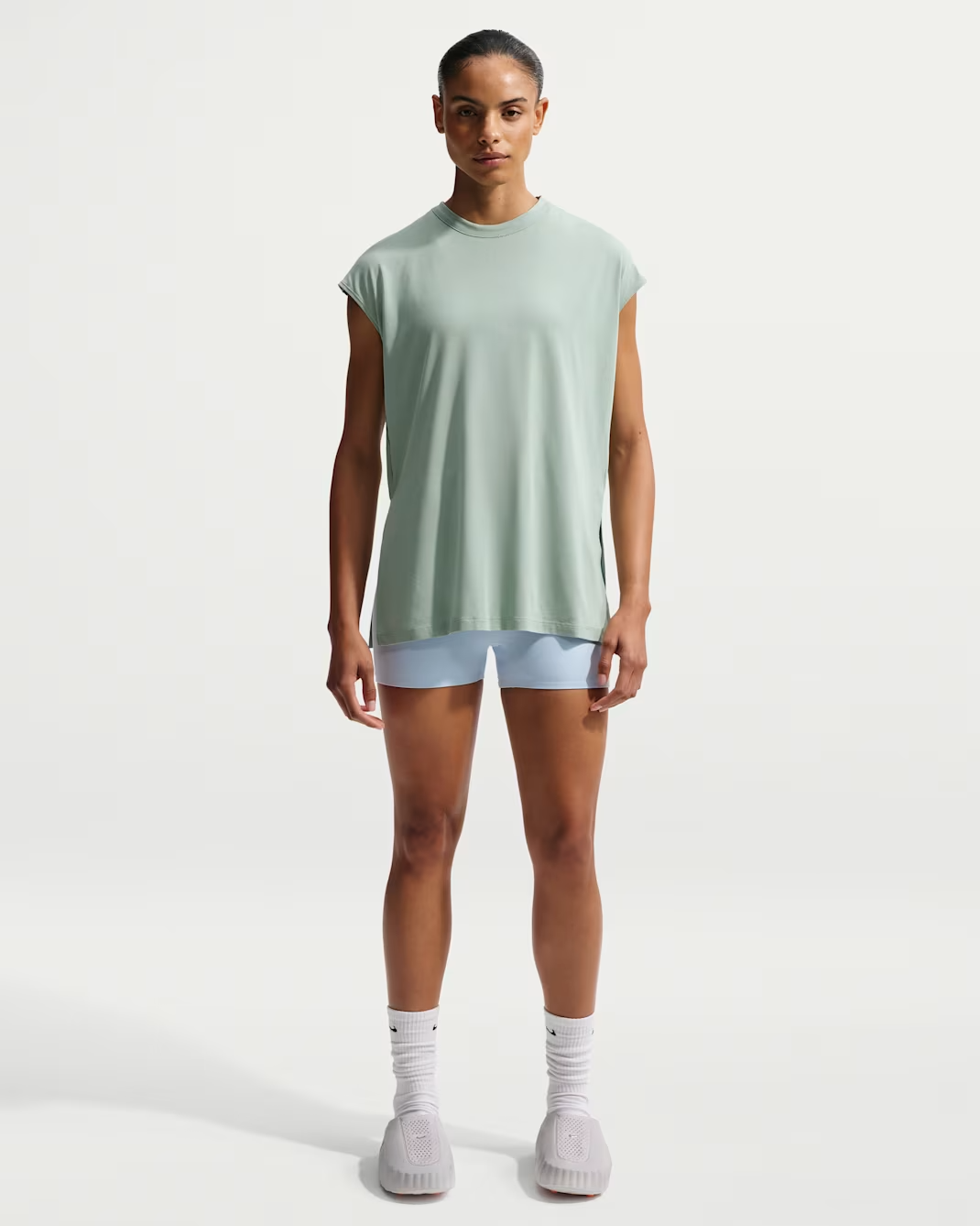 Image of Дамски потник NIKE W NK 24.7 DF MESH TANK SFT KNT IO1622-006- Ballistic sport, Балистик